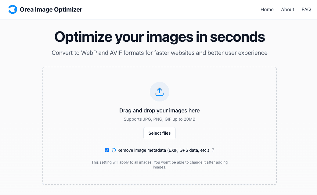 Orea Image Optimizer